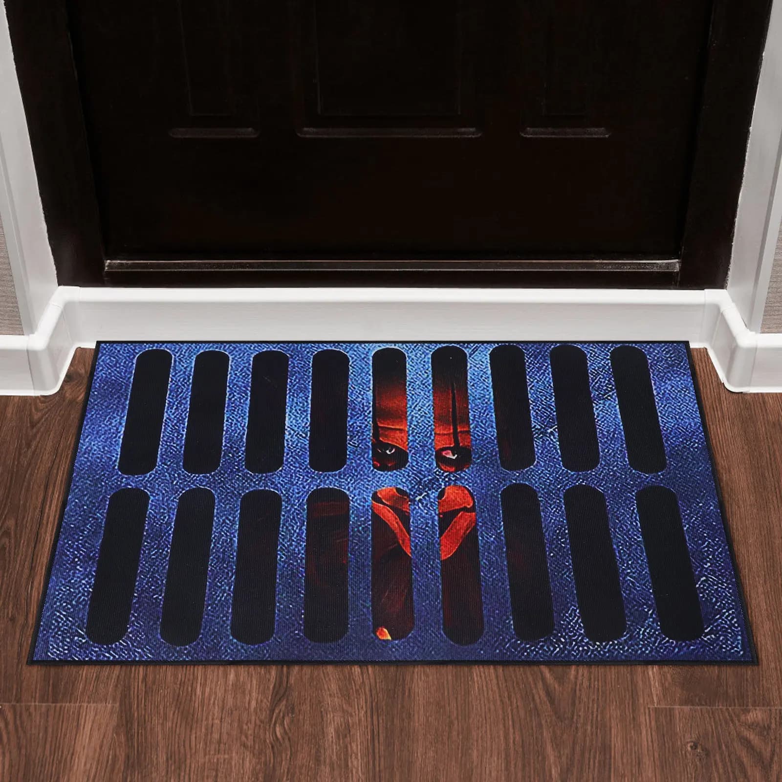 Clown Carpet for Halloween, Decoration for Door and Bathroom, Funny Outdoor Carpet, Spacious Decorations