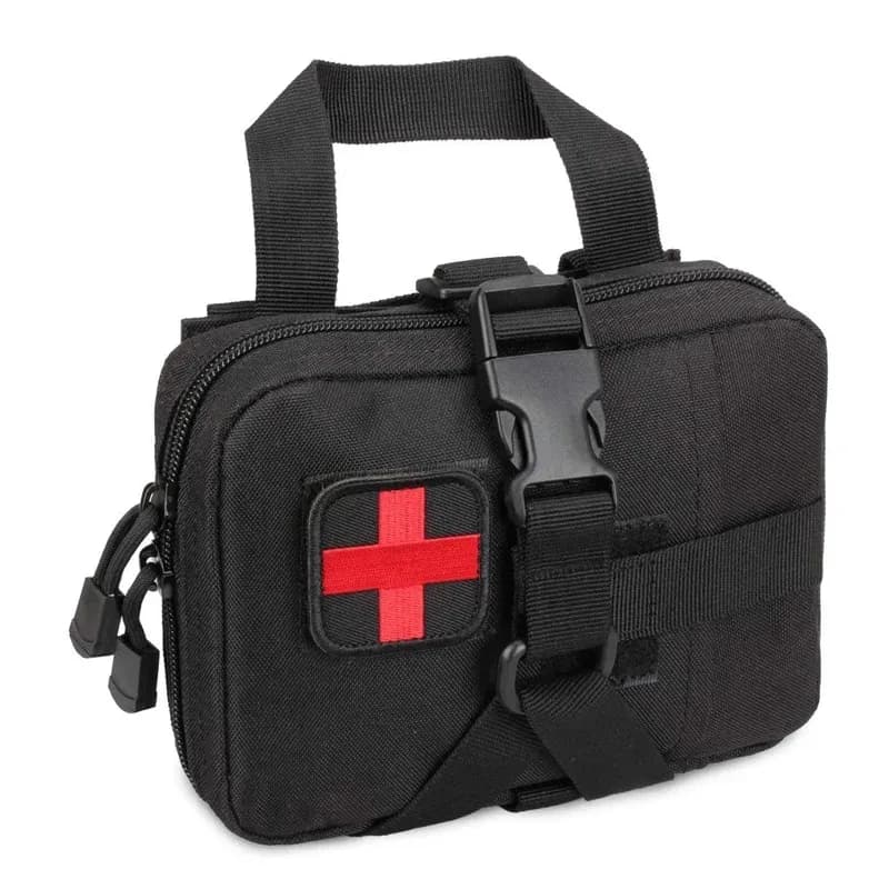 Kit di Pronto Soccorso Tattico Aggiornato, Borsa Medica EMT con Sistema Molle, Kit IFAK Staccabile per Viaggi, Escursioni e Sopravvivenza