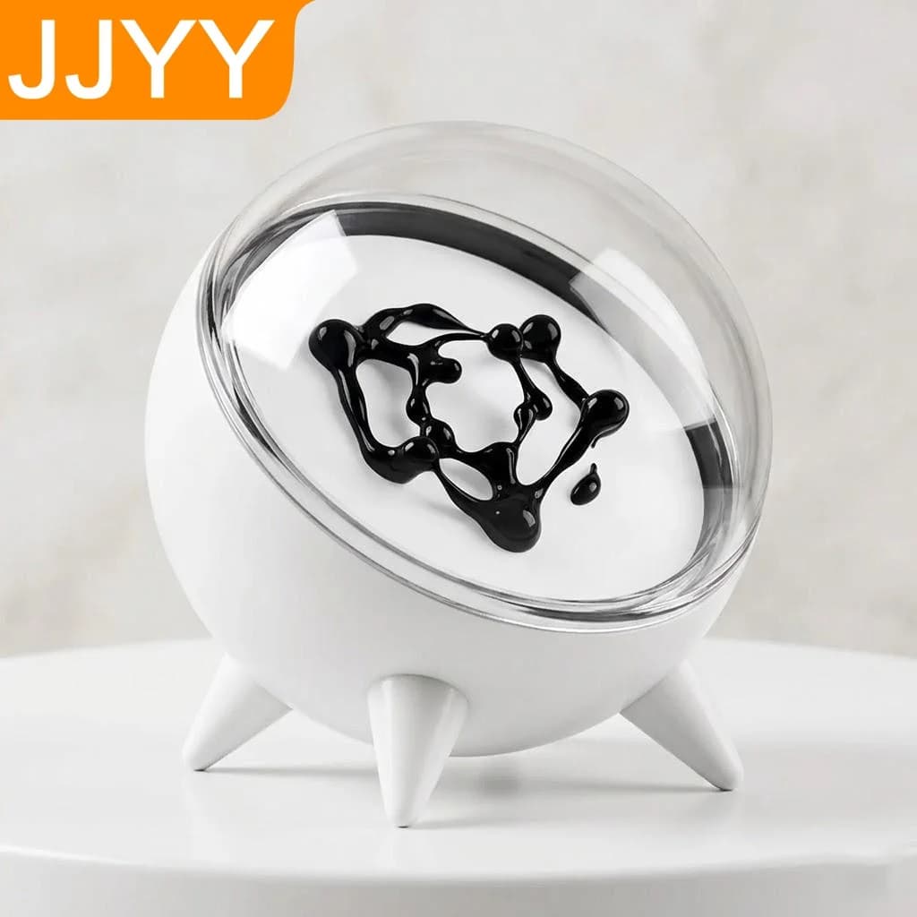 Lampada a Fluido Magnetico con Visualizzatore di Ritmo Musicale, Decorazione da Scrivania, Luce Reattiva al Suono, Compagna di Lettura, Regalo Decorativo