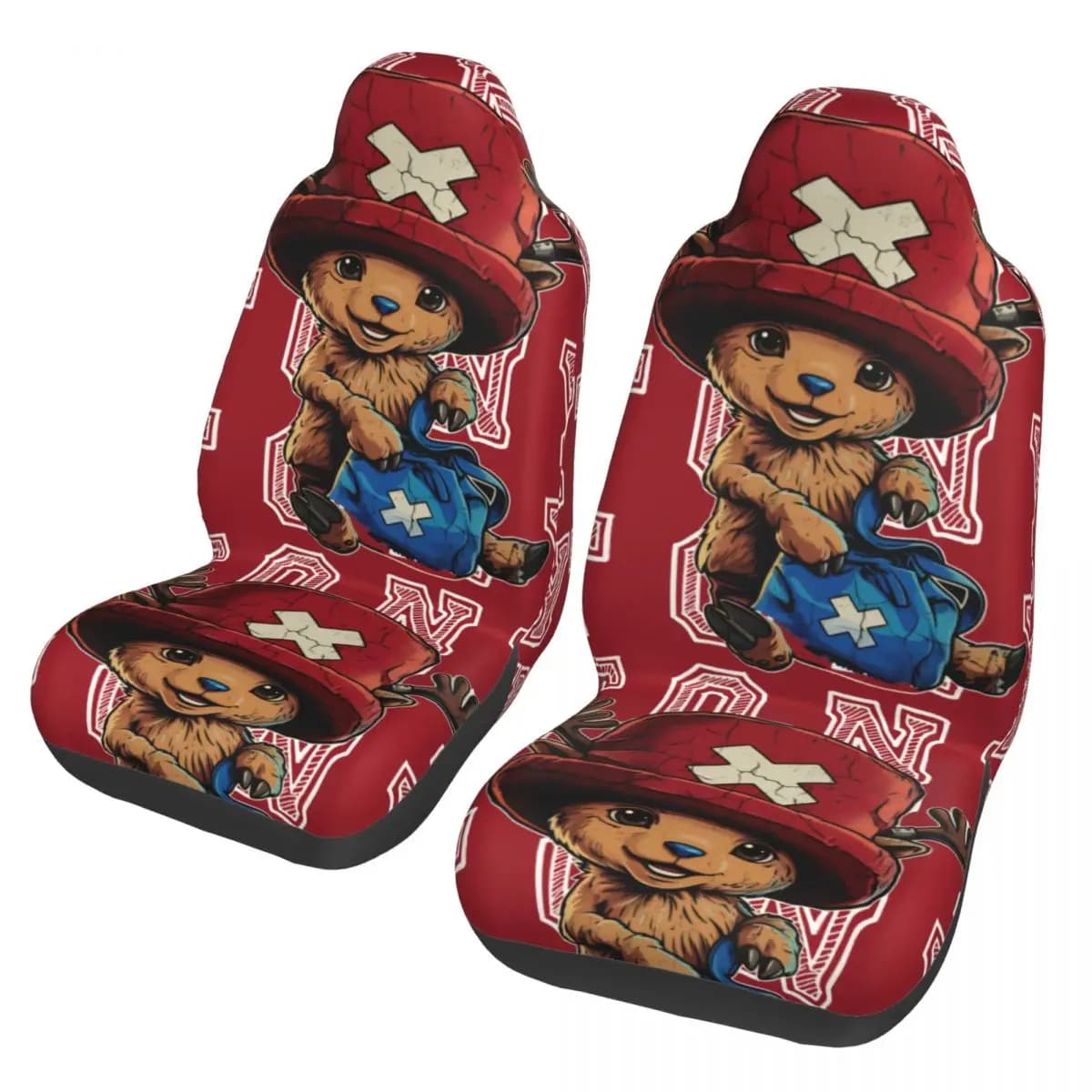 One Piece 2 Tony Tony Chopper Pirate Doctor Car Seat Cover, suitable for all types of models, car seat covers