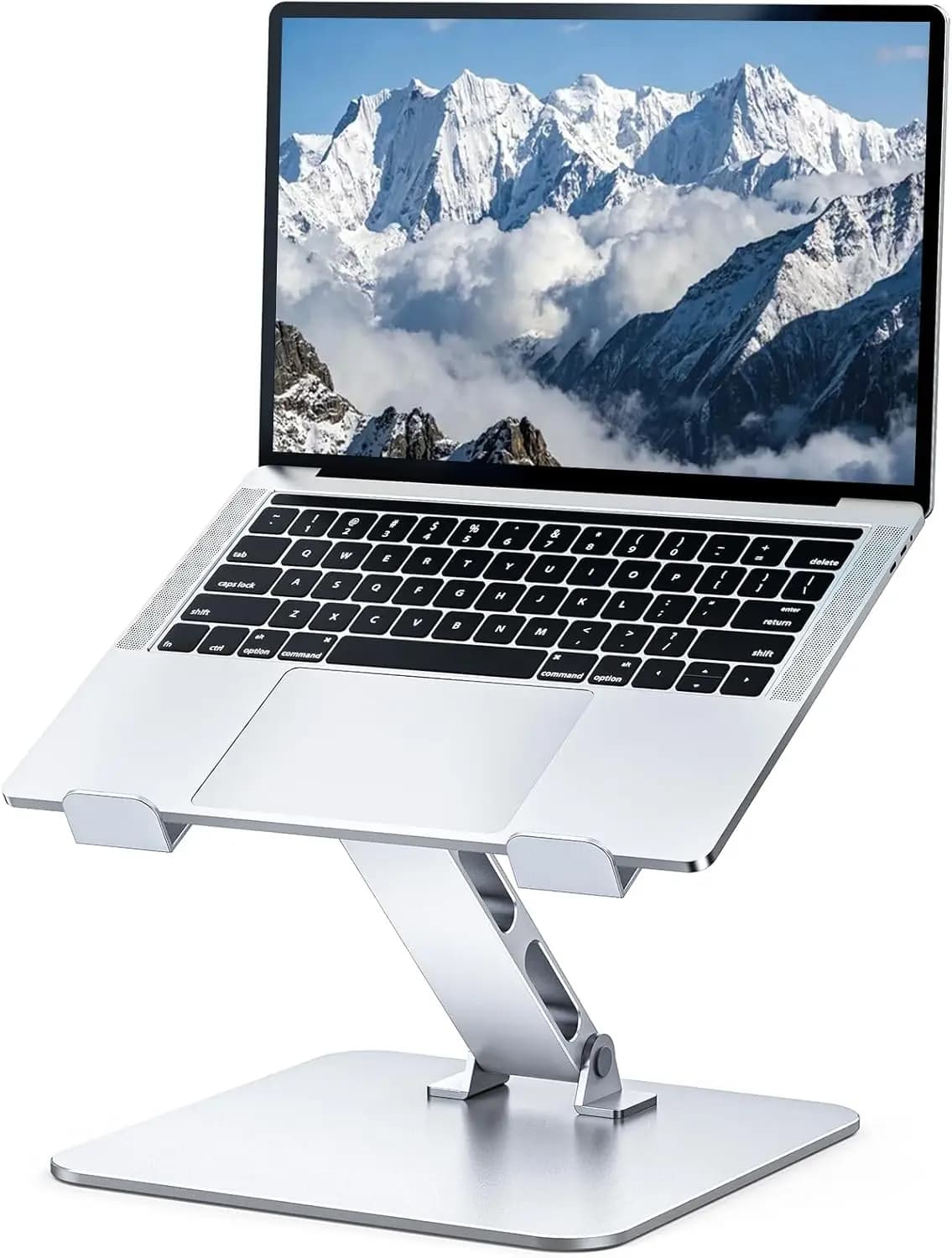 Supporto Ergonomico Regolabile per Laptop, Pieghevole e Stabile in Alluminio per Portatili da 10-16 Pollici