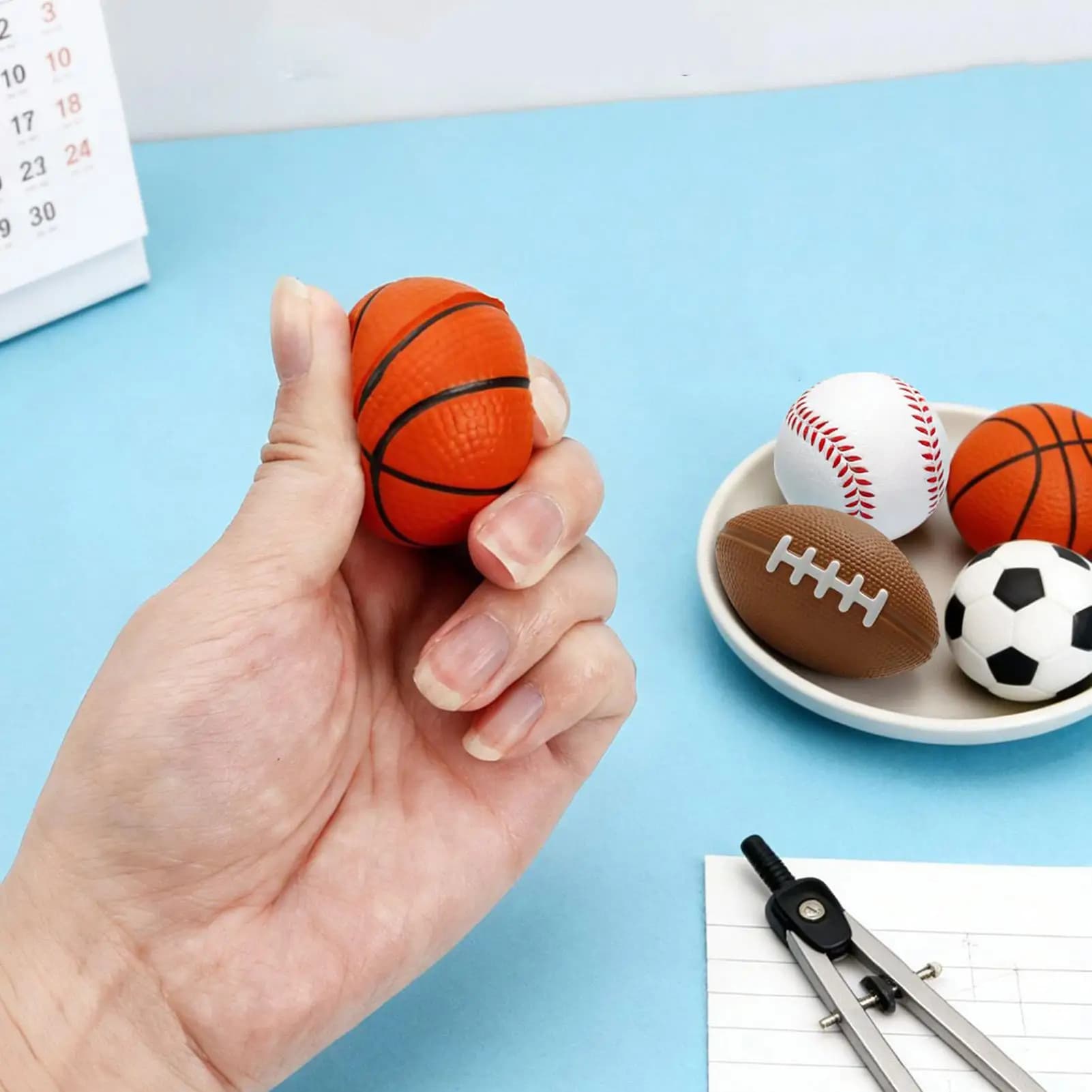 Palline Rimbalzanti per Bambini, Giocattoli in Gomma Antistress, Palline Sensoriali per Adulti, Bambini, Ragazze e Ragazzi, per Interni ed Esterni, Casa