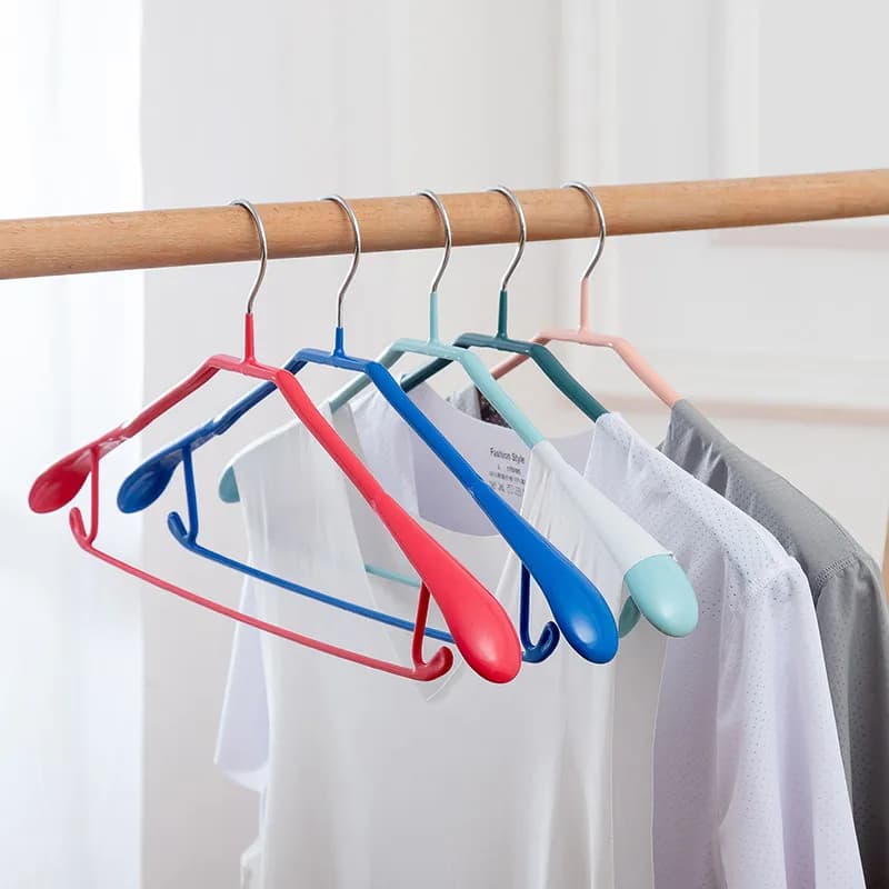 Multi‑Functional Metal Clothes Hanger No‑Trace Garment Holder Home Closet Organizer Practical Clothing Support for Wardrobe