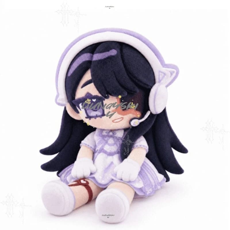 Anime Zombie Stage Mizi Fluffy Plush Doll Cosplay Merch Soft Stuffed Character Toy For Fan Gifts Comic Convention Events
