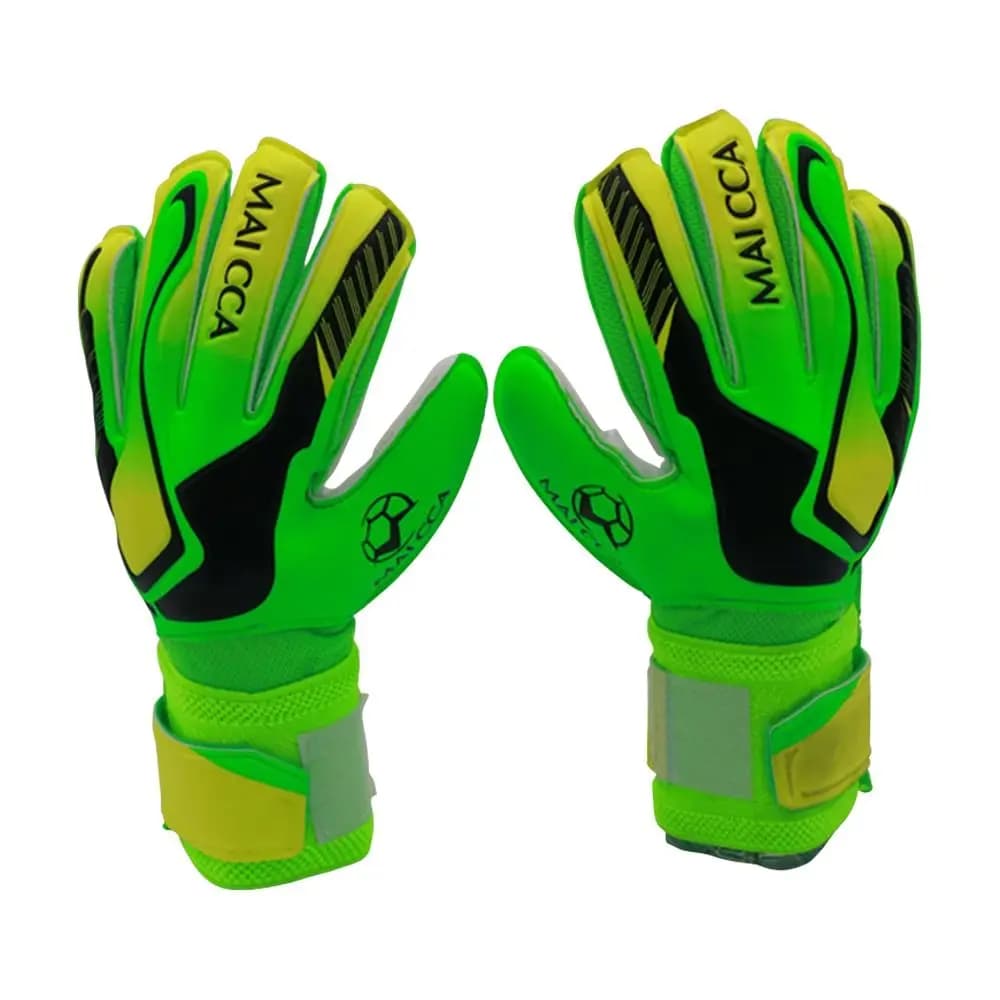 1 paio di guanti da portiere da calcio antiscivolo, dita protettive resistenti all'usura, guanti da portiere in lattice professionali