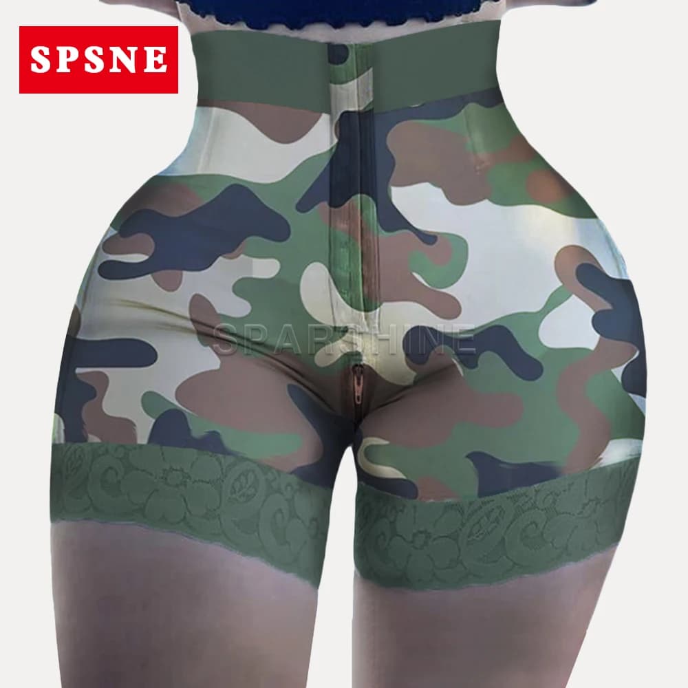 Nuovo!!! Pantaloncini con sollevamento del culo a vita alta-BEIGE