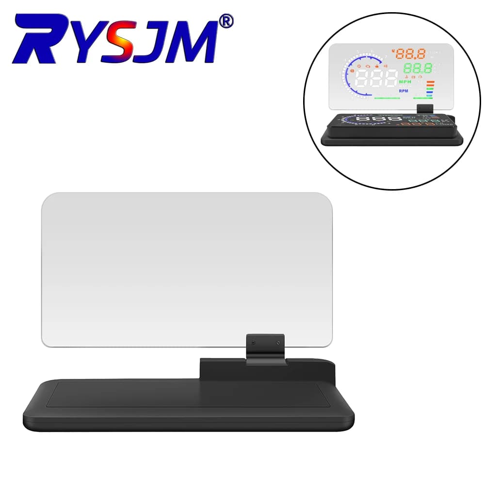 Display HUD H6 per Auto, Proiettore con Navigazione GPS, Supporto per Telefoni Cellulari e Accessori