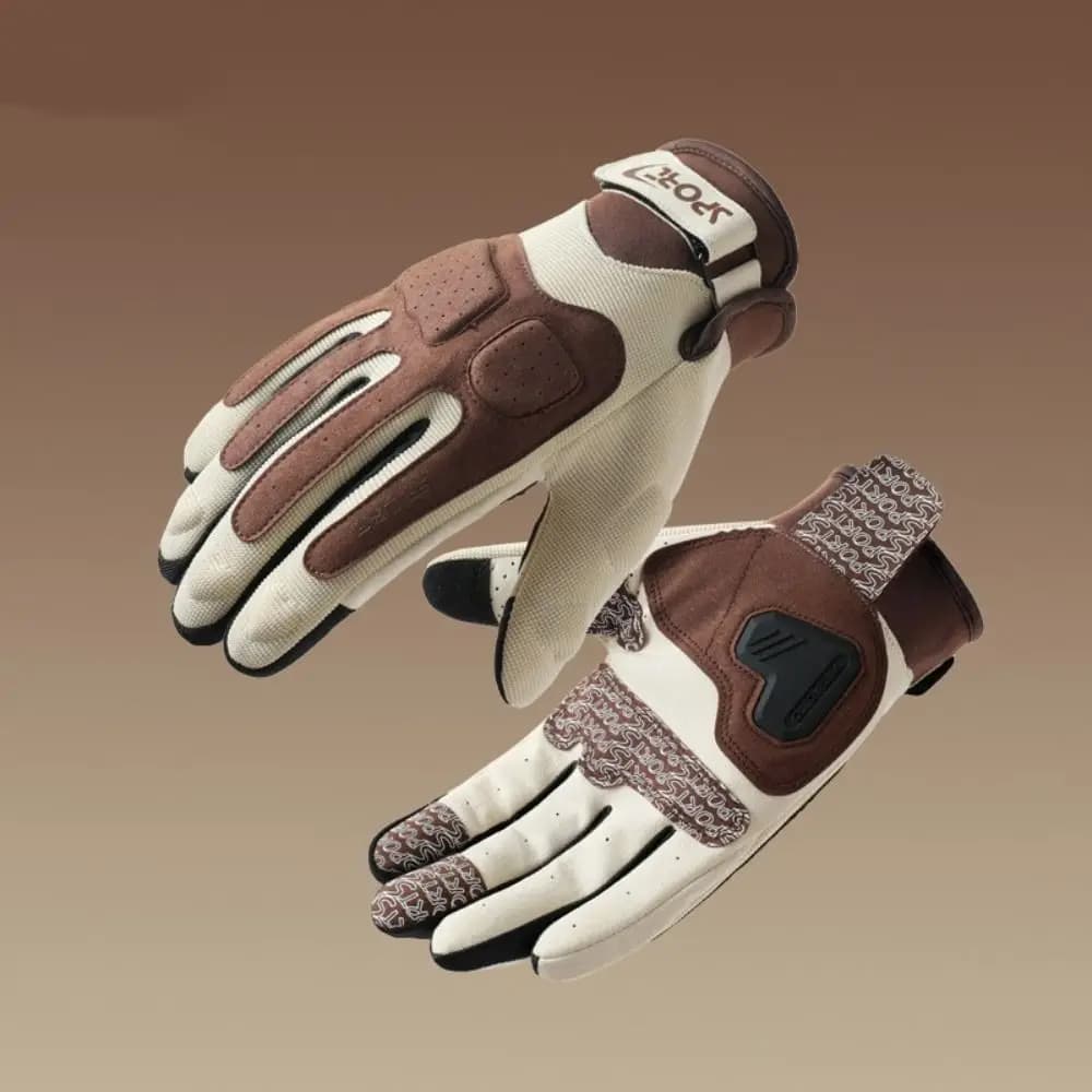 Guanti per sport all'aria aperta a dita intere Guanti da arrampicata traspiranti antiscivolo Guanti da moto ammortizzanti resistenti all'usura Escursionismo