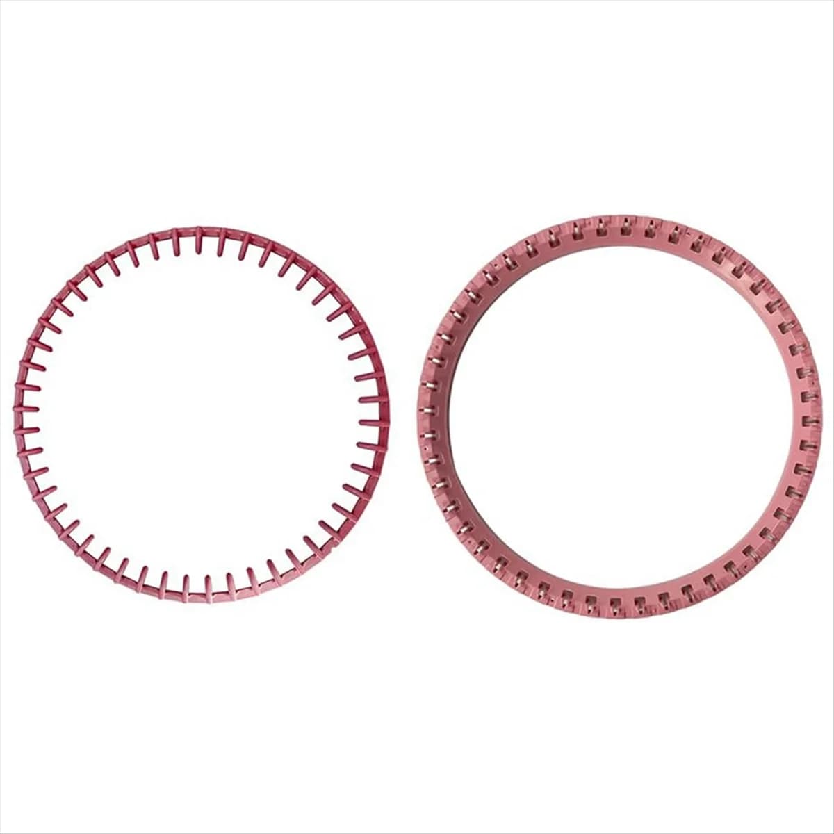 CYL-2 pezzi di ricambio per anello superiore per 48 accessori per macchine per maglieria ad ago Cerchio manica ad ago rosa
