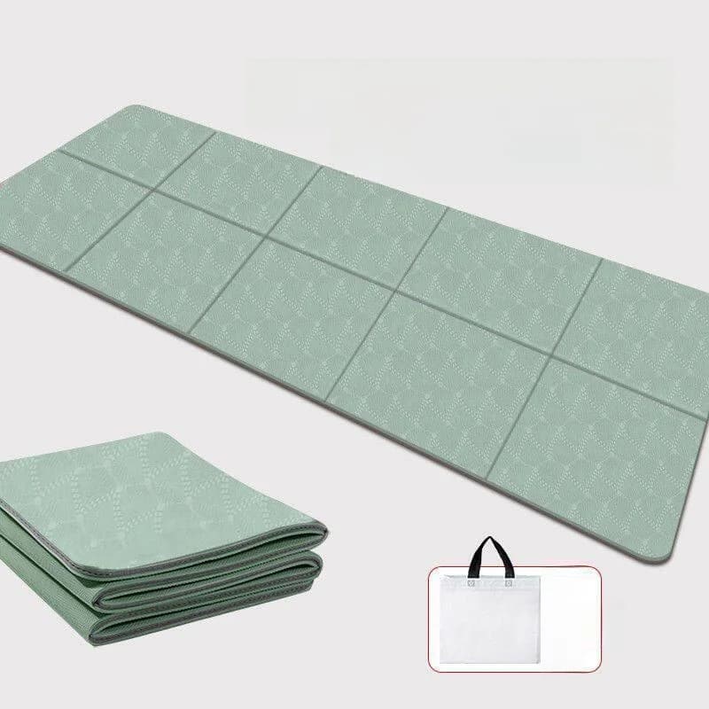 TPE Yoga Mat Thick Anti-slip and Silent, Student Rest Mat, Baby Lunch Mat, Fitness Mat and Home Use ABENIUR Love Beige No