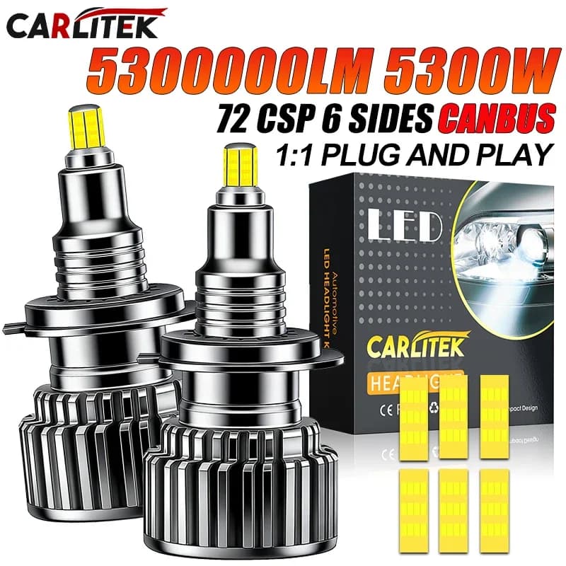 H7 LED CANBUS 360 per Lenti Proiettore Mini Formato H11 H1 H8 Lampadina LED Faro HB3 9005 HB4 9006 9012 Fendinebbia LED 6000K PTF