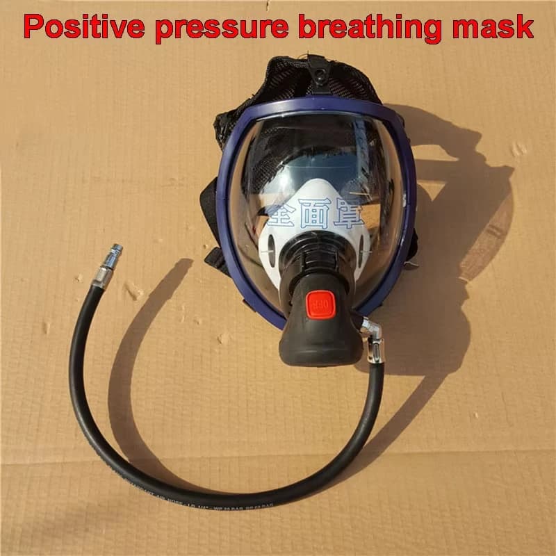 Positive pressure air breathing apparatus mask and RHZK6.8 / 30mpa air supply valve Positive pressure fire mask Gas supply valve