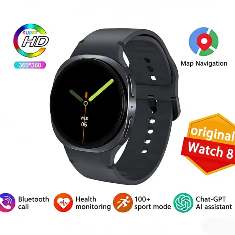 2026 New classic 8 Max Women SmartWatch GPS Track Sport Heart Rate Bluetooth Call IP68 Waterproof Men Smartwatch For Android IOS