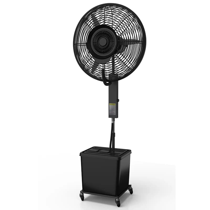Ventilatore industriale per nebulizzazione d'acqua Potente ventola elettrica per spruzzatura di fabbrica esterna commerciale di raffreddamento