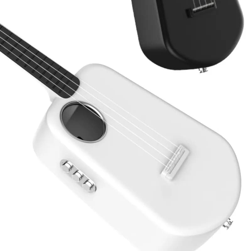 Smart Ukulele per adulti, piccola chitarra, vibratore per principianti, scatola elettrica nera, collezione