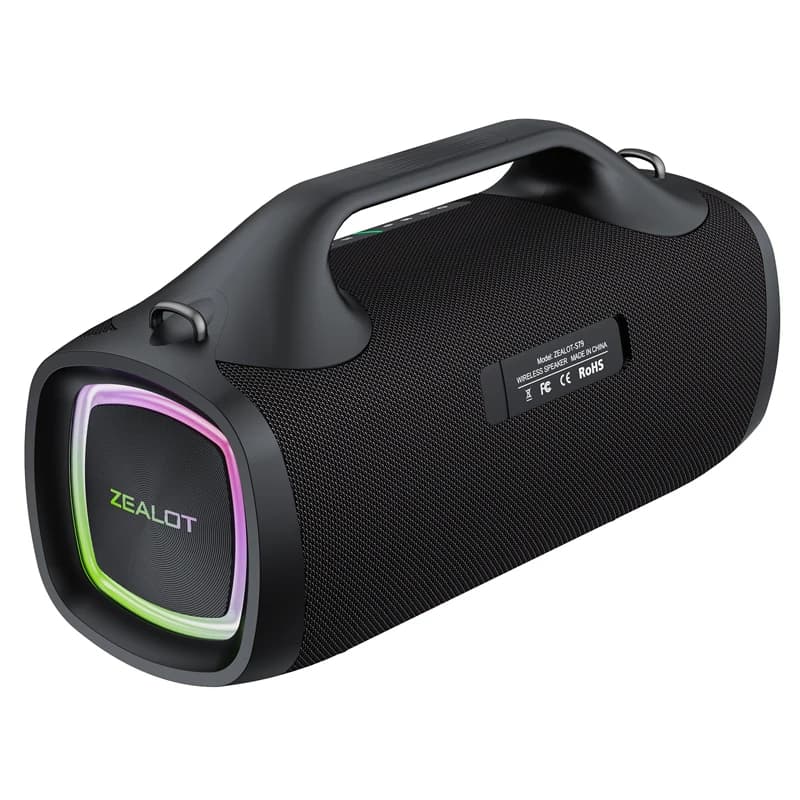 ZEALOT-S79 100w Wireless Speaker, Outdoor Portable Subwoofer, Bluetooth-Connectable Speaker, Hifi Sound Quality, Dual Pairing, Fast Charging, 24000mah Battery, Long Battery Life, Big Party Speaker, Camping Speaker, Blue Speaker