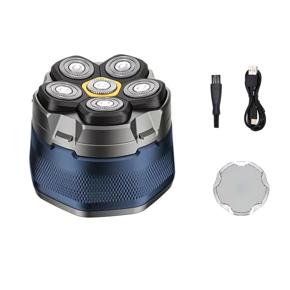 aPASSIONE a Rechargeable electric shavers with LED display for bald men Magnetic haircut 6D Device for cutting waterproof beard