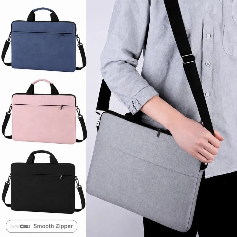 Large Capacity Ultra Thin Protective Pouch Laptop Handbag Notebook Cover Shoulder Bag Laptop Sleeve Case For HP Dell Lenovo