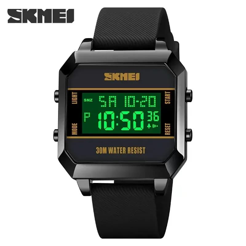 SKMEI 1848 3Bar impermeabile LED Light orologio elettronico conto alla rovescia reloj hombre orologio da polso con movimento digitale per orologi sportivi da uomo