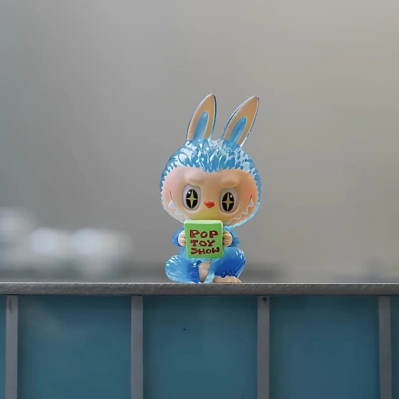 Originale POP MART THE MONSTERS ZIMOMO Visit The Exhibition Series Anime Action Figure Ornamenti da Scrivania Collezione Giocattolo Regalo per Bambini