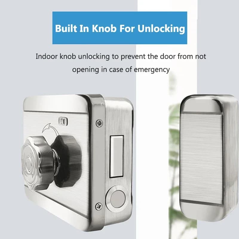 Smart Lock esterno impermeabile IP66 Tuya Wifi TTLock Doppio lato impronta digitale Password digitale Scheda IC Serratura elettrica senza chiave
