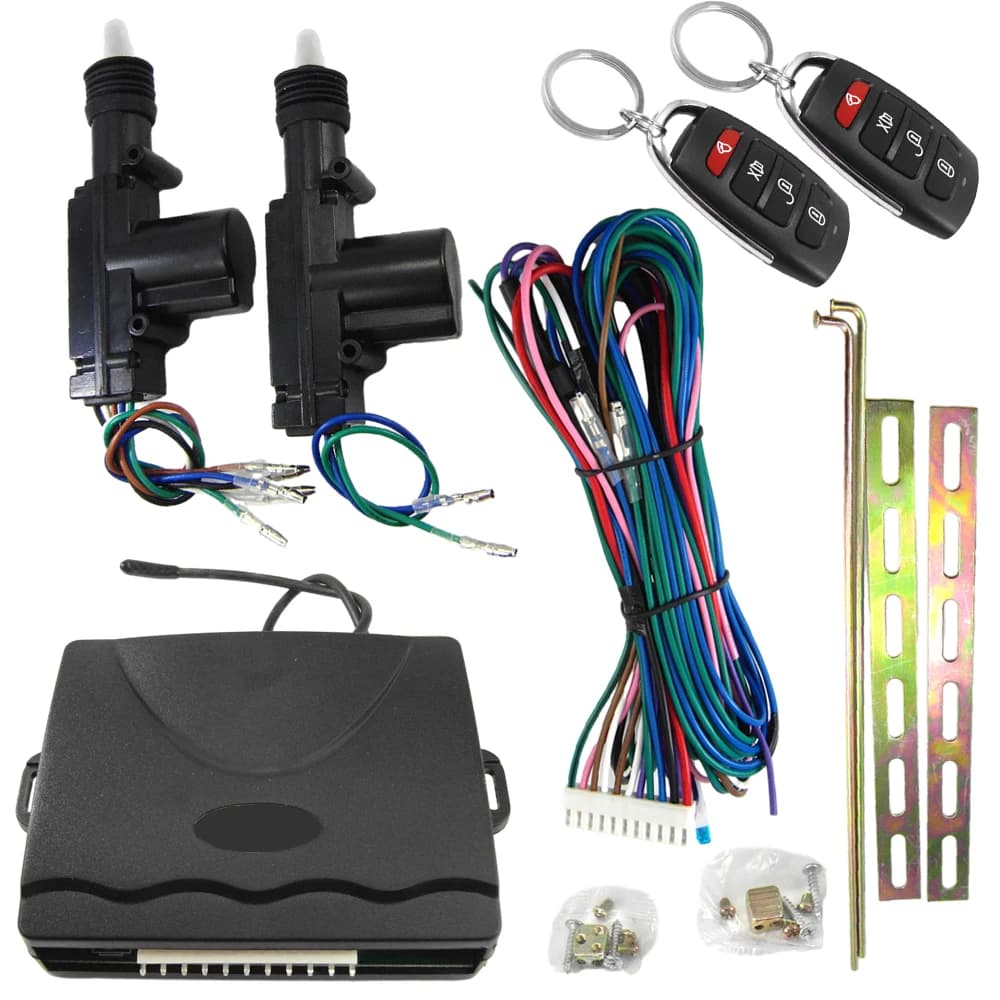 Adatto per auto da 24 V Immobilizzatore di chiusura centralizzata per auto Kit di sicurezza per auto Telecomandi per allarme automatico Sistema di chiusura della porta centrale