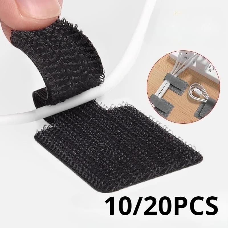 10/20PCS Velcro Cavo Dati di Stoccaggio Gestione Zip Fascette Multiuso Per Uso Domestico Mouse Cuffia Cavo di Stoccaggio Velcro Zip fascette