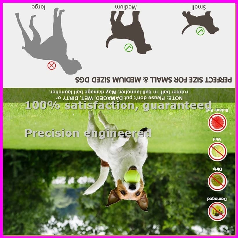 Lanciatore di Palline da Tennis per Cani, Giocattolo Automatico Interattivo, Macchina Divertente per Lanciare Palline, Catapulta Interattiva B-AD23