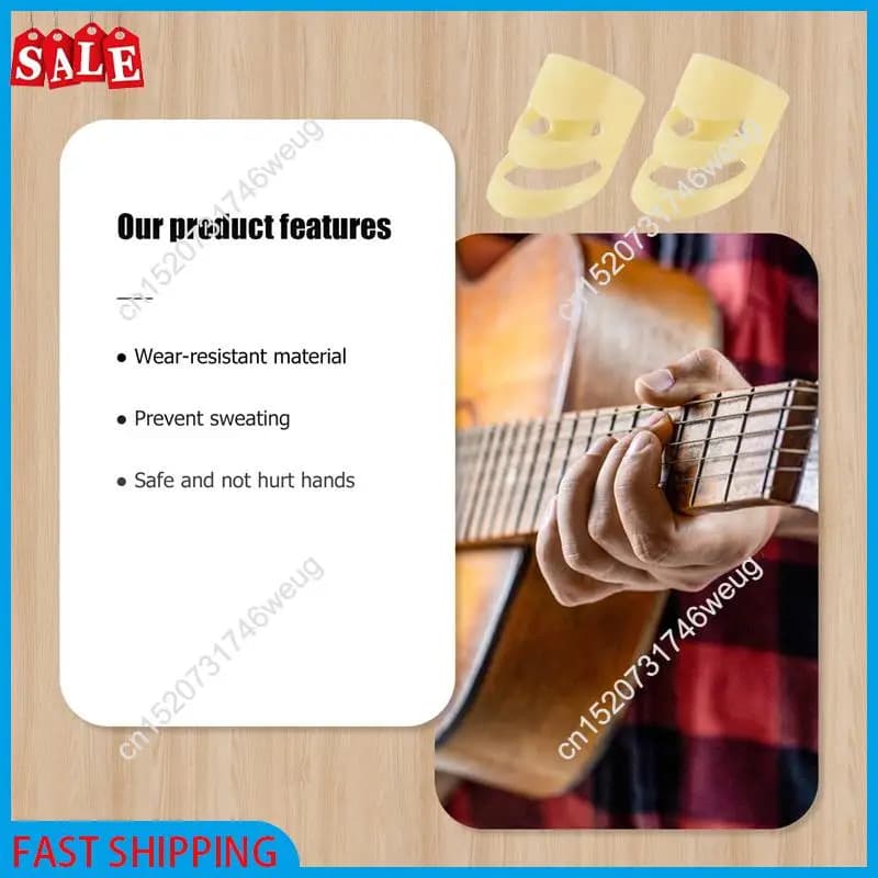 XFDZ-3 Pz Plettri per Chitarra Chitarra Elettrica Acustica Ukulele Indice Plettri per Dito Alaska Plettro per Chitarra Strumento a Corda Parte Accessor