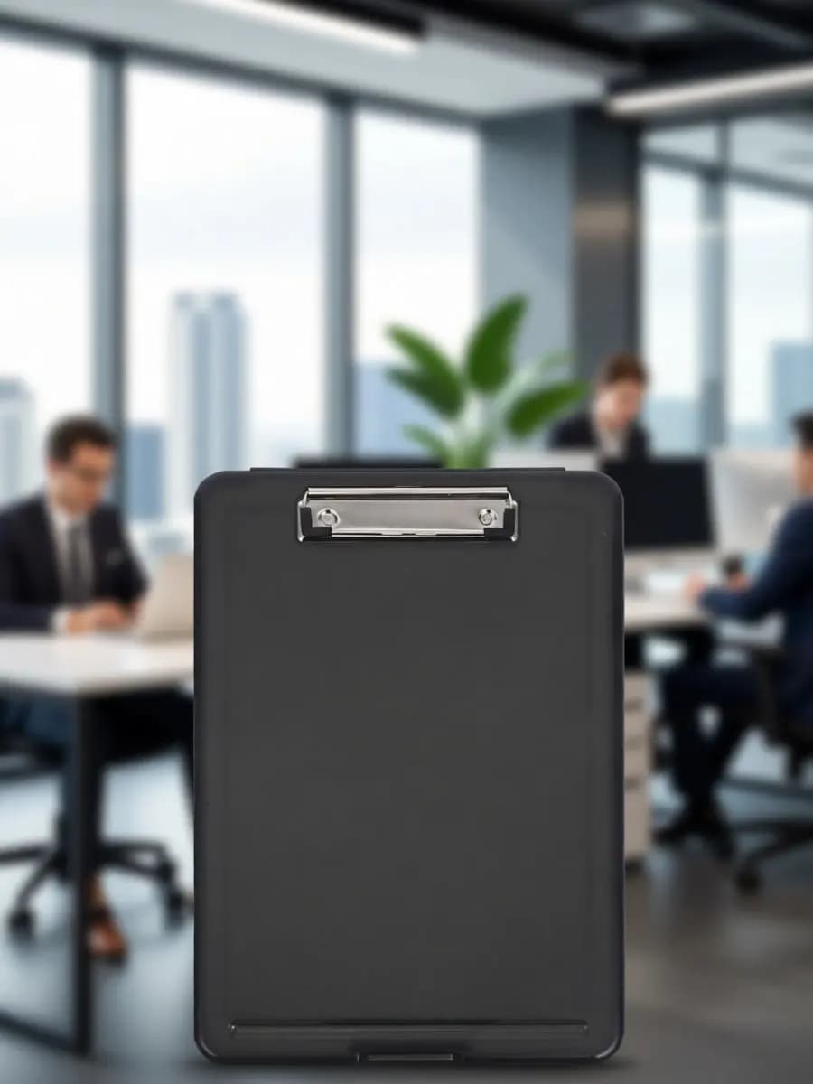 Plastic A4 File Storage Box Clipboard Nurse Clip Board Heavy Duty Document Case Flip Folder Stationery Container Office Home