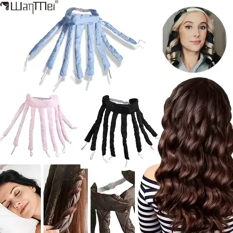 Heatless Hair Curler Velcro Strap Octopus Curl Rollers Soft Curling Rod Headband Lazy Sleeping Curls Wave Styling Accessories