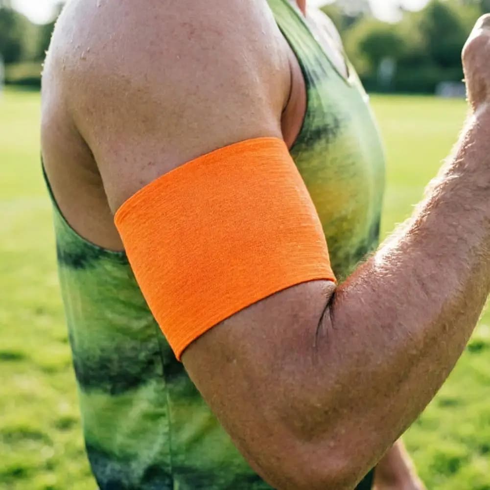 Fascia da Capitano Elastica Regolabile per Adulti e Bambini, per Calcio, Pallavolo, Rugby, Basket, Sport, Leader di Squadra