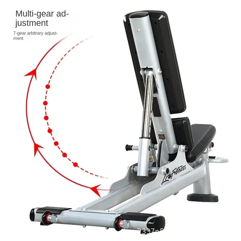 Adjustable bench for commercial inclined flat exercises with super handlebar weight plate for gym workout
