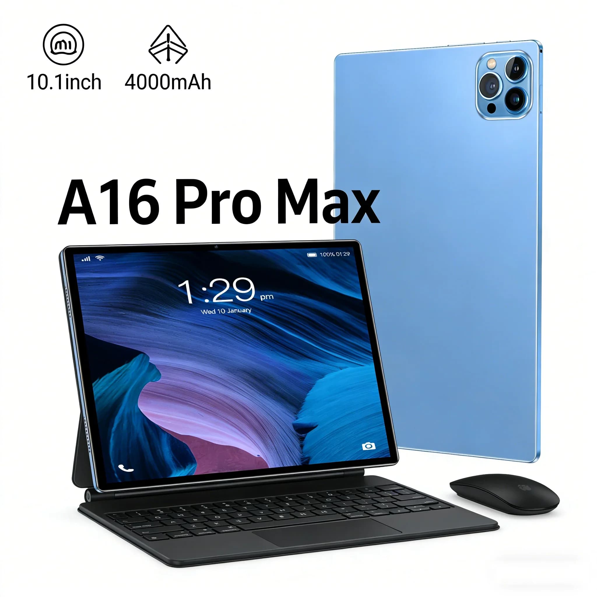 Android Tablet 15 16 Pro Max, 8GB 256GB, Great Screen, High Performance, Entertainment Tablet