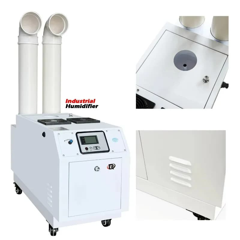 Umidificatore commerciale da 21 kg/h Umidificatore ad ultrasuoni industriale Umidificatore intelligente per la conservazione della freschezza dei funghi