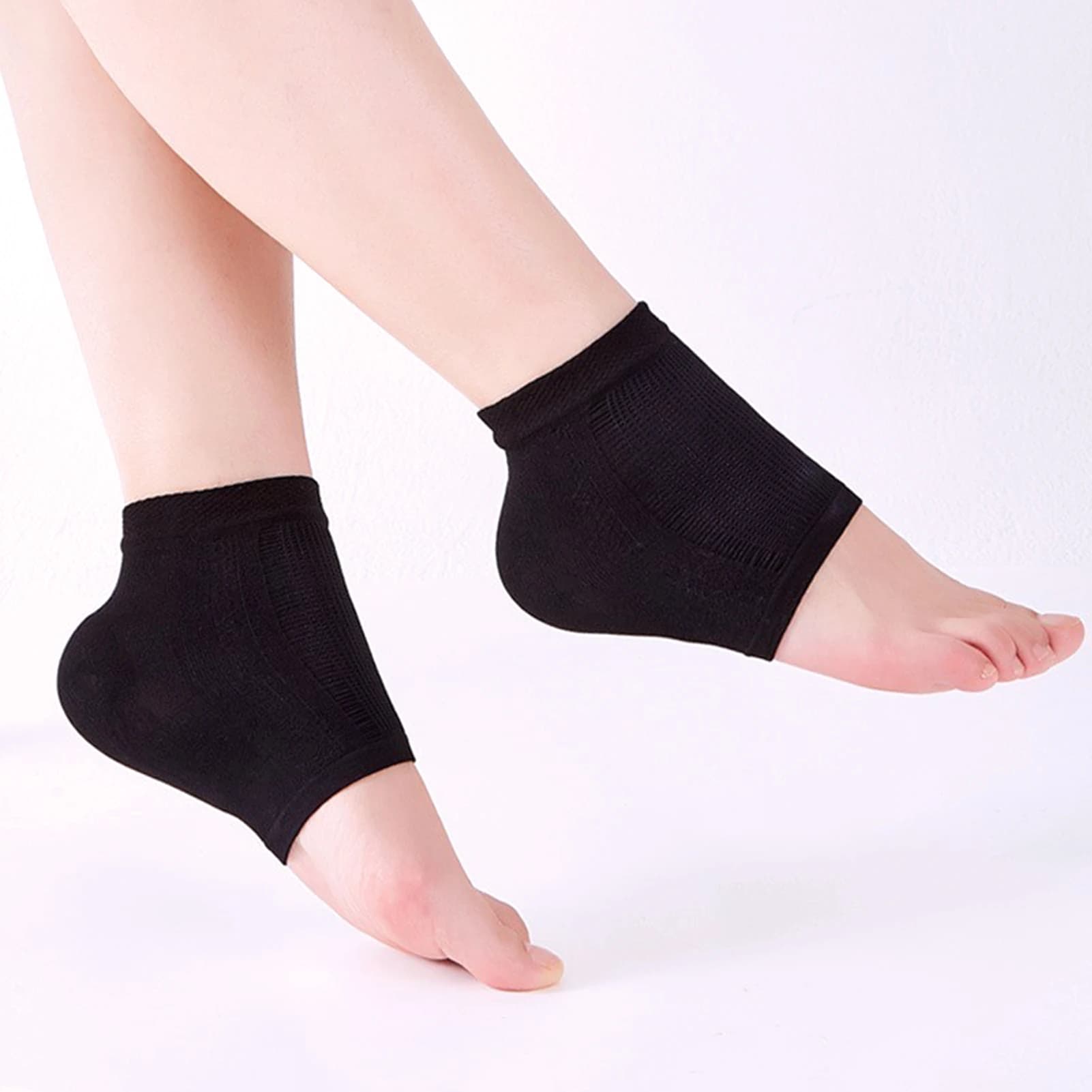 Anti Cracked Heel Socks Anti Split Moisturizing Foot Care Silicone Sleeves for Men and Women Feet Pain Relief Heel Pads