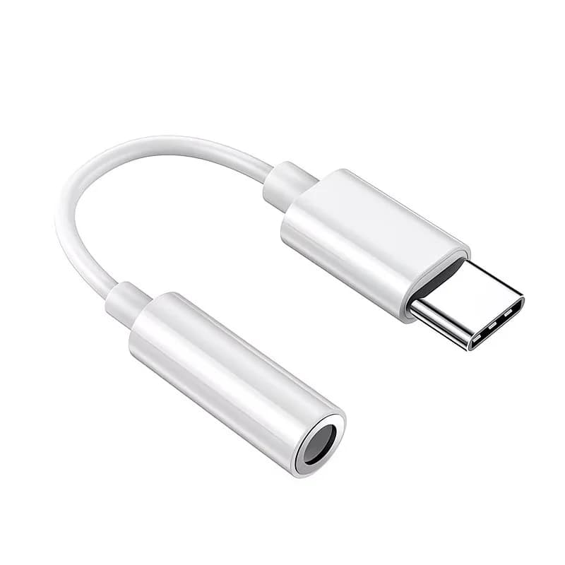 Adattatore audio da USB Type C a 3,5 mm, cavo dongle audio da USB C a Aux, adattatore jack cuffie femmina da USB Type C a 3,5 mm per P
