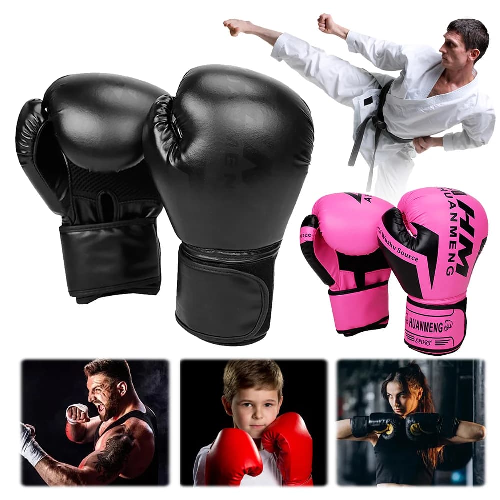 Boxing Gloves Boxing Training Gloves Hook and Loop Closure Punching Bag Gloves Breathable Punch Mitts for Muay Thai Martial Arts
