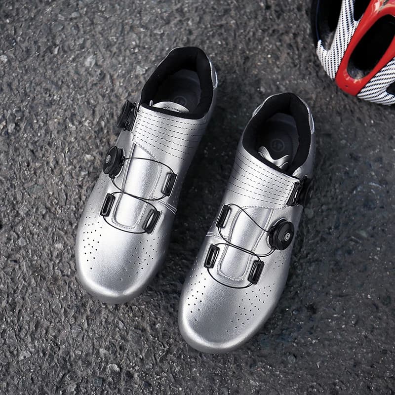 Professional Mountain Bike Riding Shoes MTB Flat Pedal SPD Shoes Outdoor Self-locking Large Size Racing Bicycle Sports Shoes Men