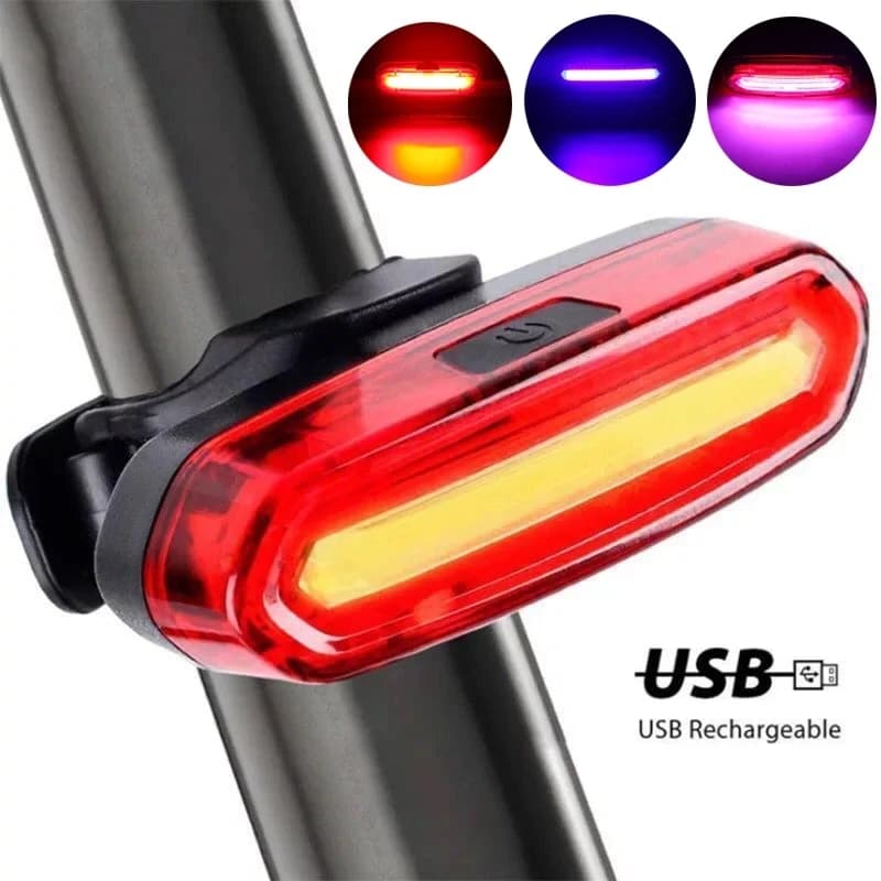Lampada posteriore per bicicletta Luce per bicicletta impermeabile Luci posteriori per bici a LED Lampada di avvertimento di sicurezza per ciclismo notturna ad alta luminosità Lanterna per MTB da strada