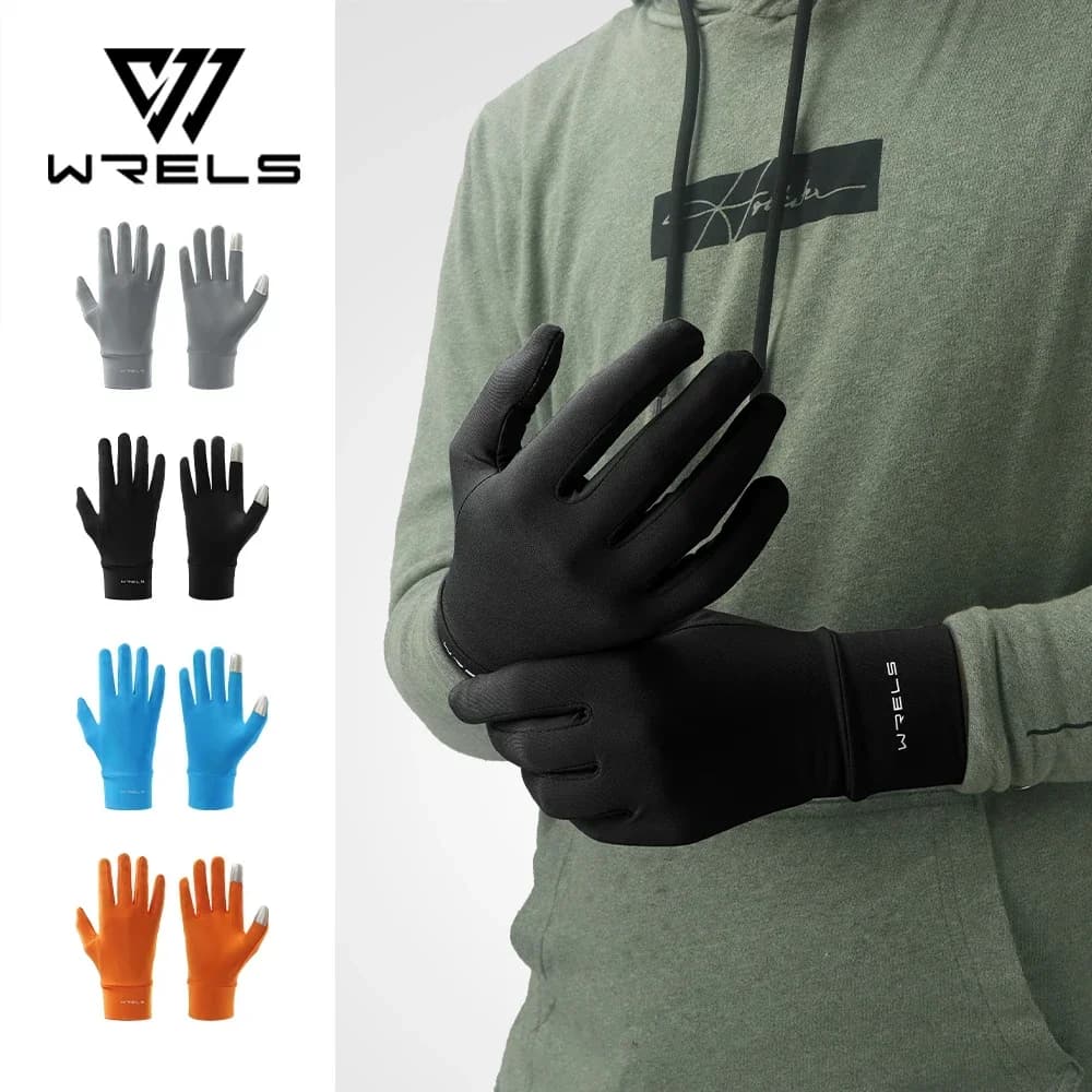 Cycling Gloves Breathable Anti-Slip Thermal Gloves Touch Screen Winter Driving Hiking Skiing Bike Gloves Elastic Warm Gloves