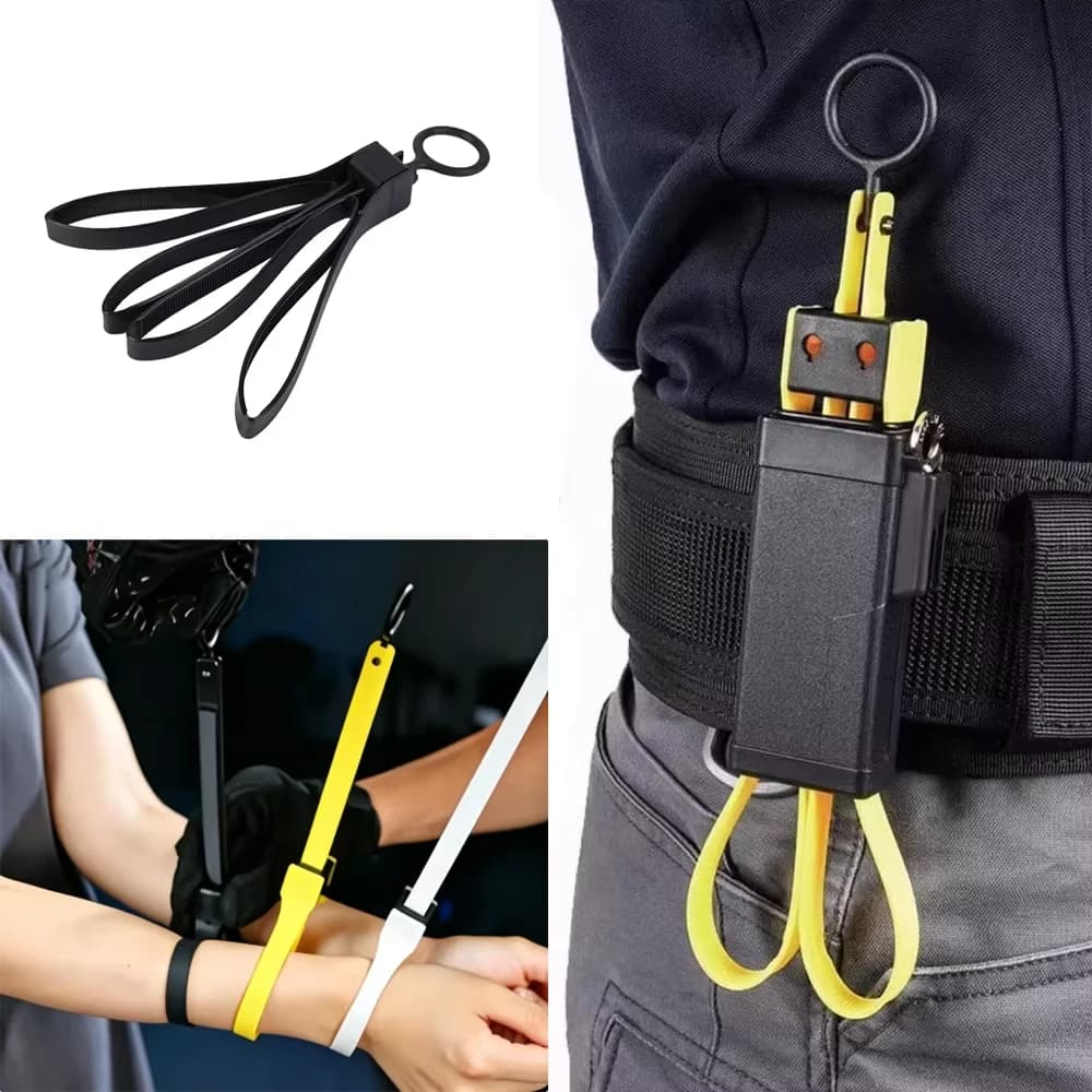 Tactical Plastic Restraint Cable Ties,Disposable Handcuffs for Police Training,Hunting,Airsoft & Cosplay,TMC Gear Simulation
