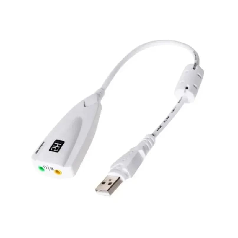 USB Sound Card 7.1 External Audio Adapter 3.5mm Headphone Microphone Jack Plug and Play HiFi Stereo For Laptop Desktop Use Pro