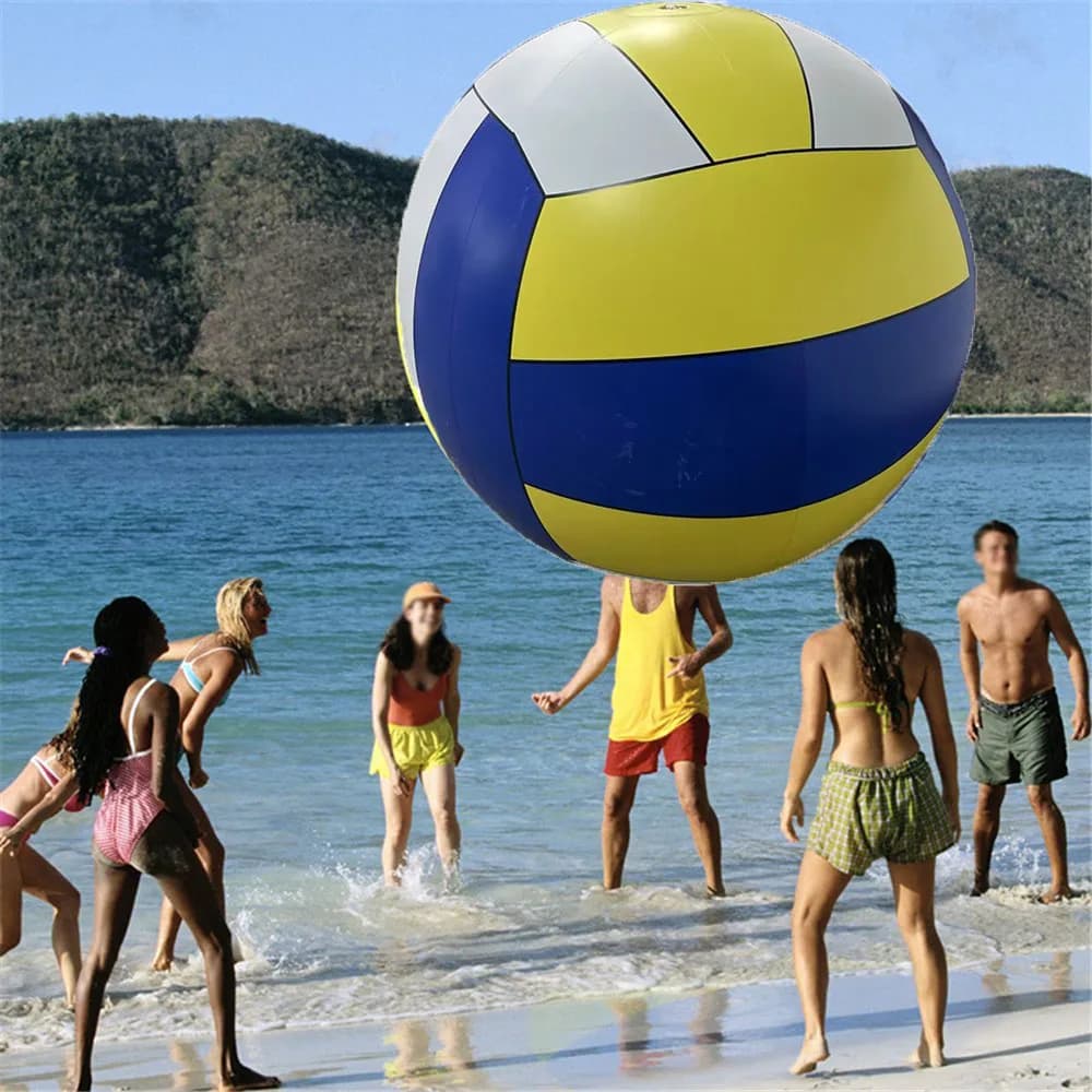 1M gigante PVC gonfiabile Beach volley grande calcio all'aperto erba palla divertimento sport riunione palla Team Building Beach volley