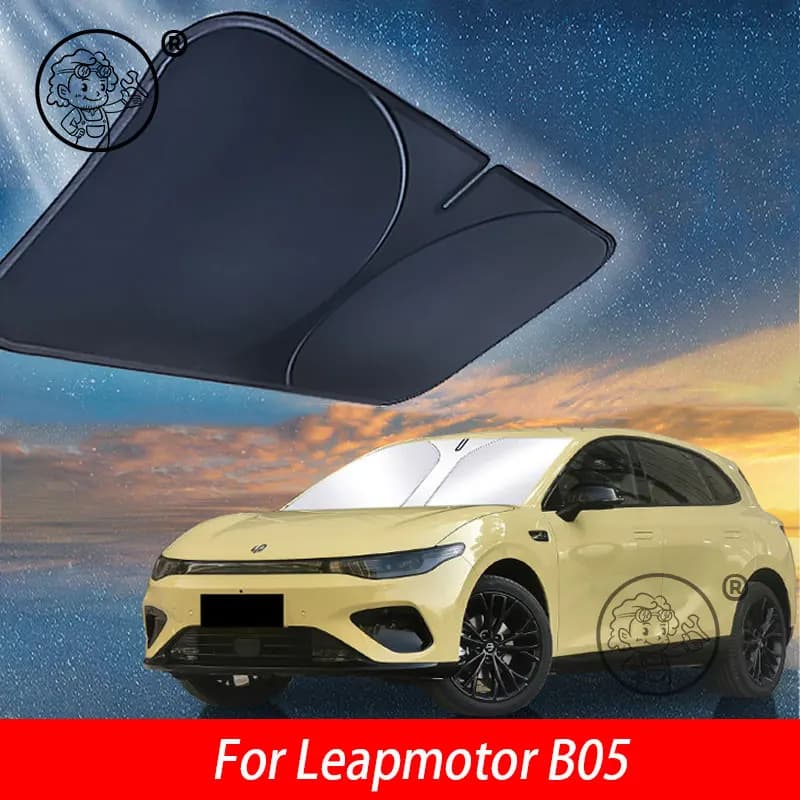 For Leapmotor B05 2026 2027 Car Windshield Sunshade Cover Anti UV ProtectionFoldable and easy to store Accessories
