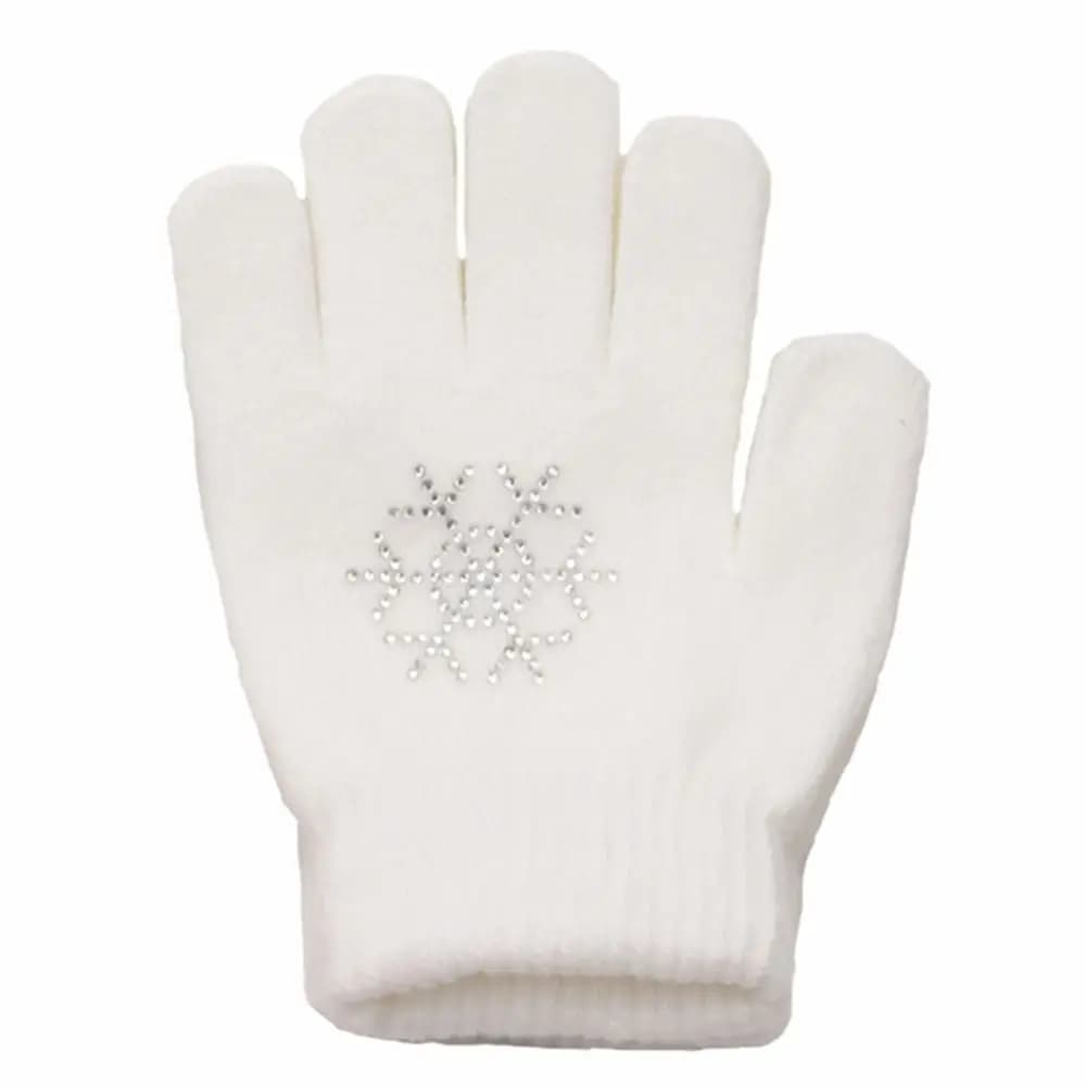 Cold-proof Non-Slip Skating Gloves Palm Protection With Gel Figure Skating Gloves Winter Warm Cotton Skating Mittens Ice Sports