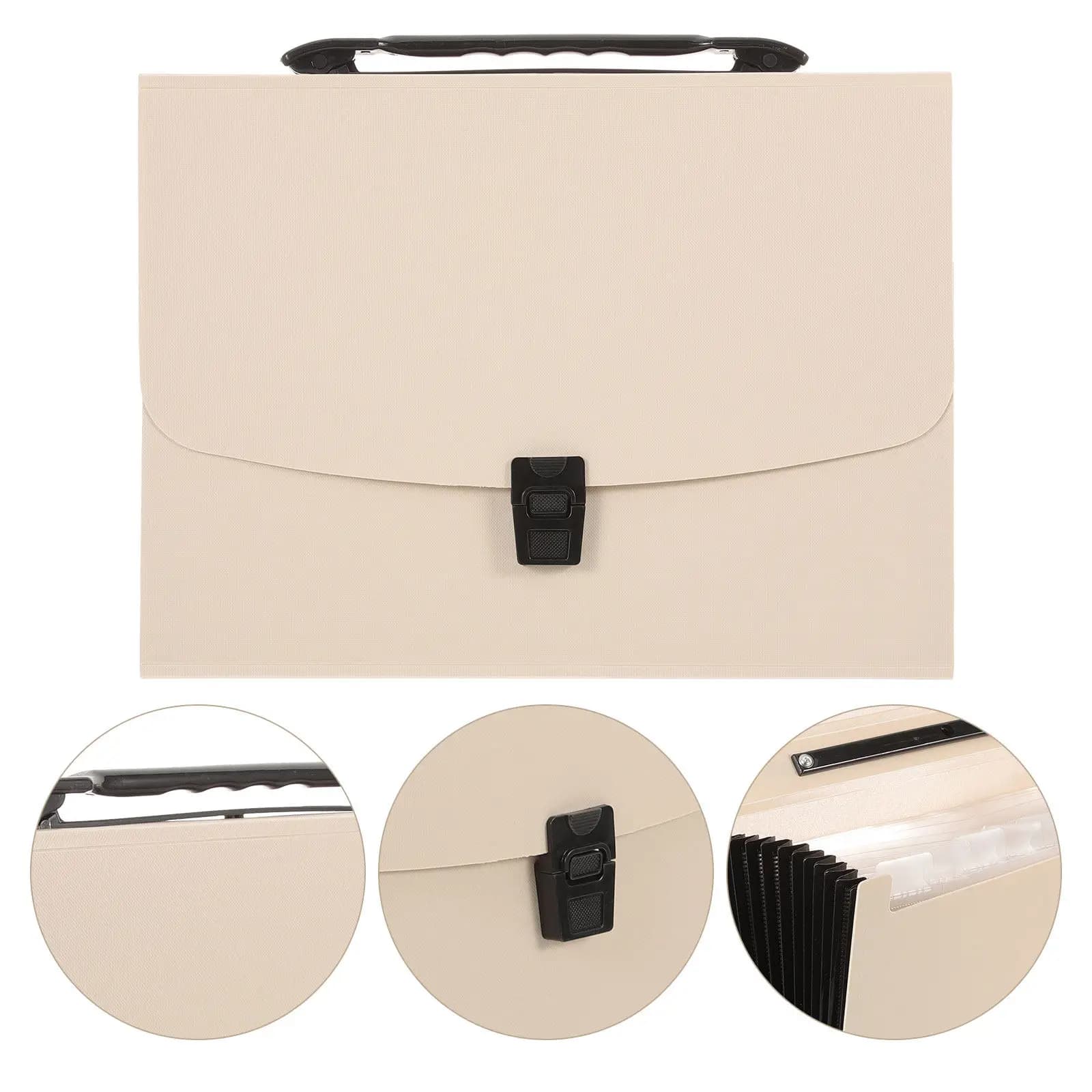 Expanding File Folder Organizer Accordion Document Folder Large Capacity Receipt Holder Organizer for Student Office Document