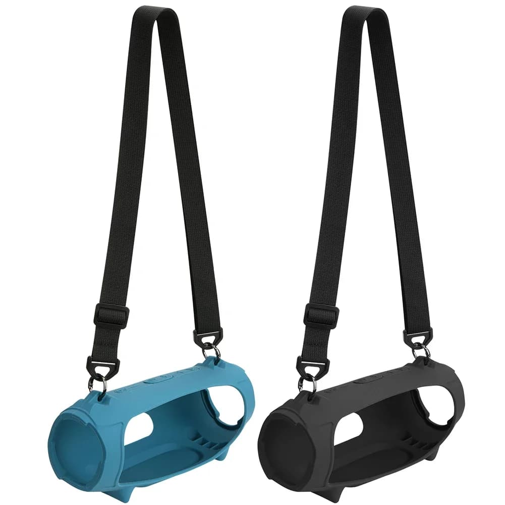 Custodia per altoparlante compatibile Bluetooth con cinturino Custodia da viaggio in silicone impermeabile per accessori per altoparlanti JBL Charge 5