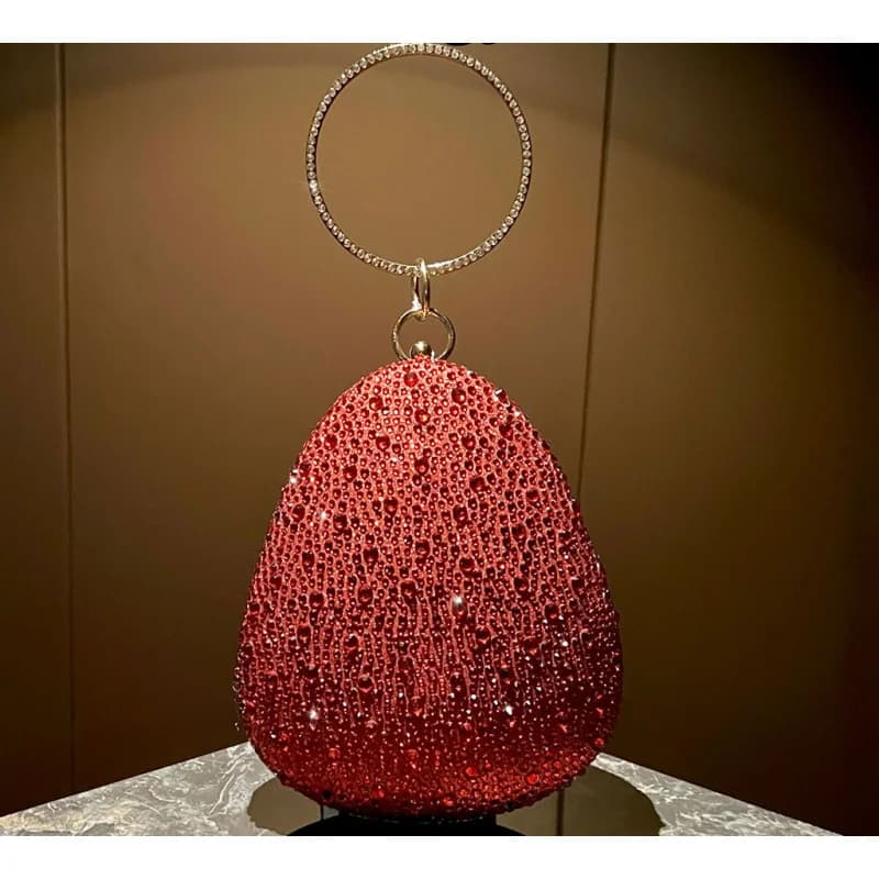 New rhinestone handbag, light luxury and high-end evening bag, shiny crossbody bag
