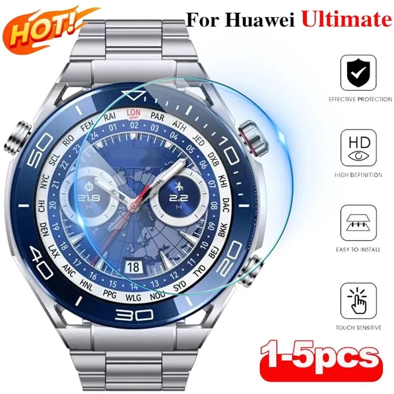 Premium 9H Tempered Glass for Huawei Watch Ultimate Smart Watch Screen Protector for Huawei Ultimate Protective Film Accessories